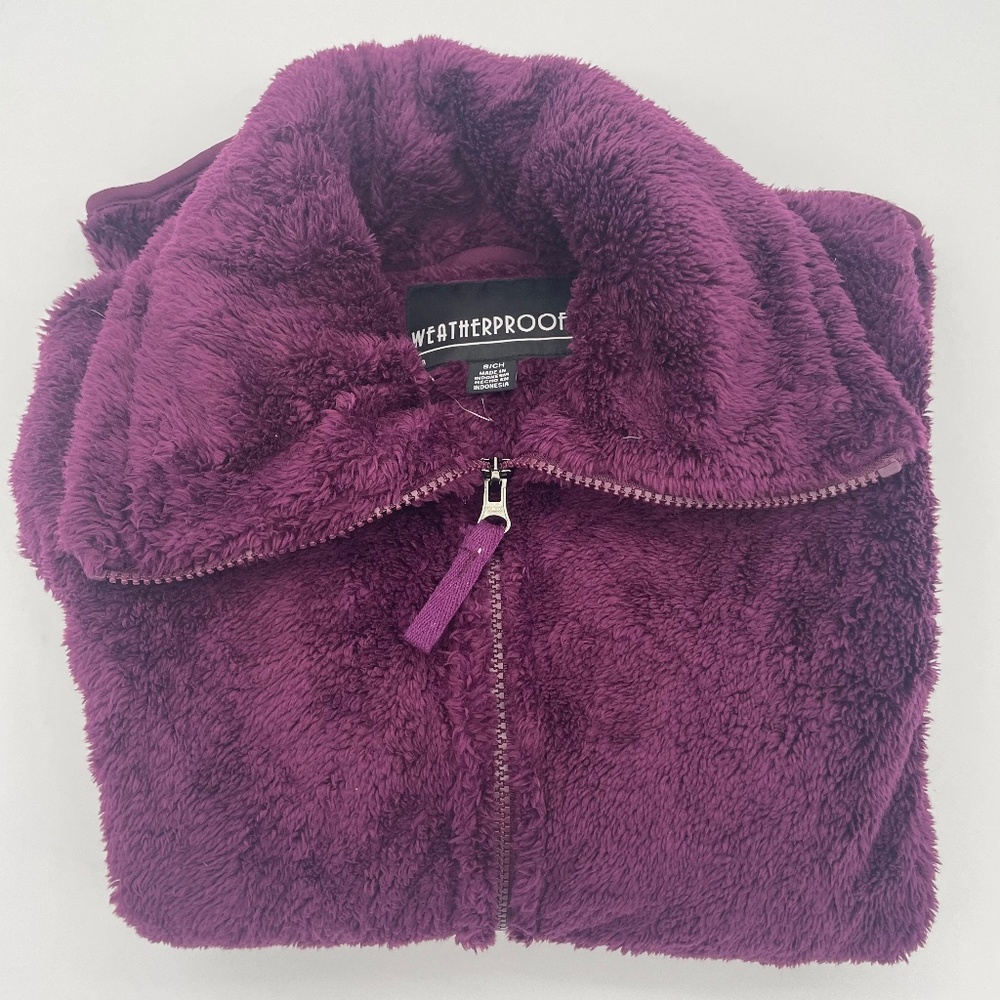 Women's Weatherproof Zip Up Fleece Jacket ~ Size Small